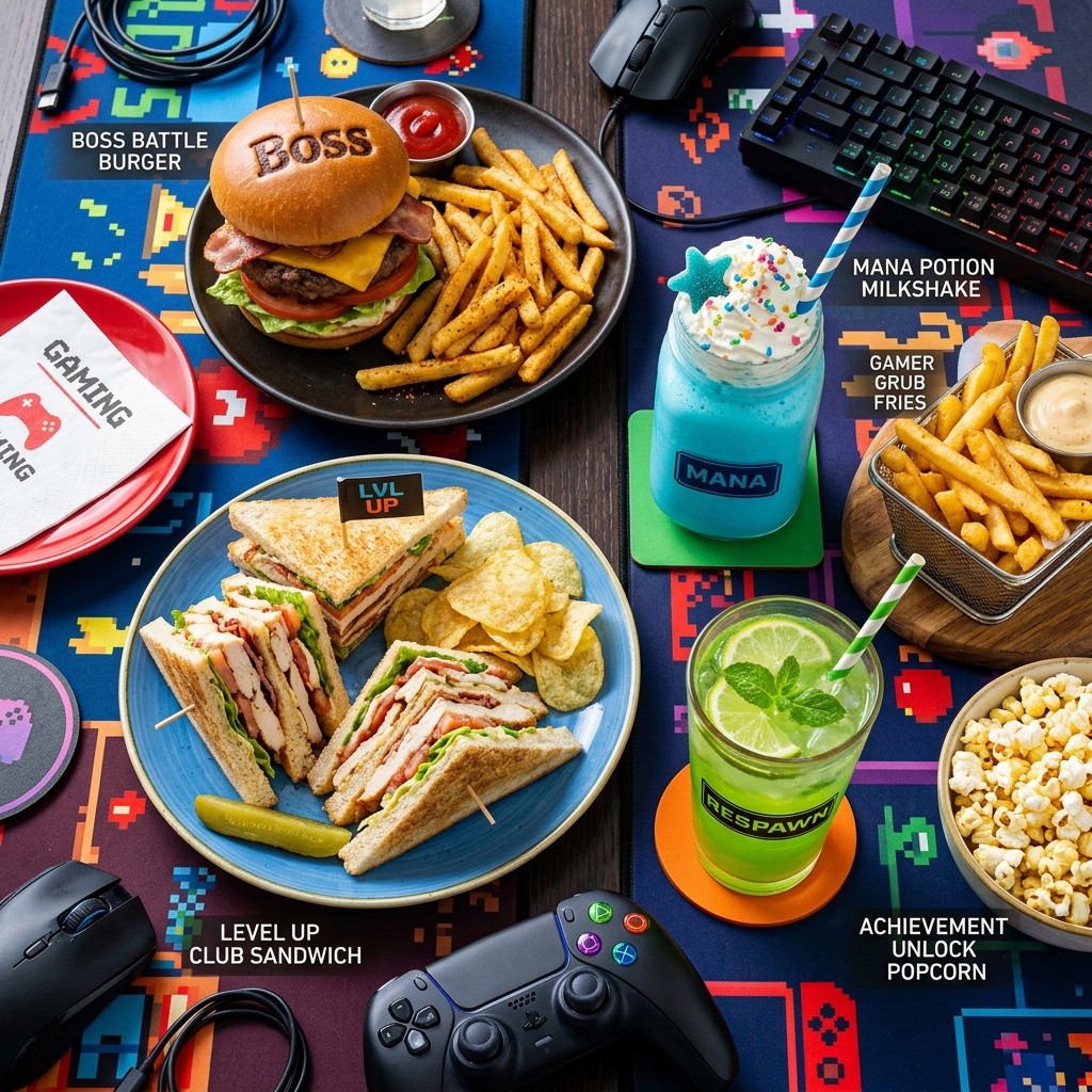 Menu comida PlayCoffee